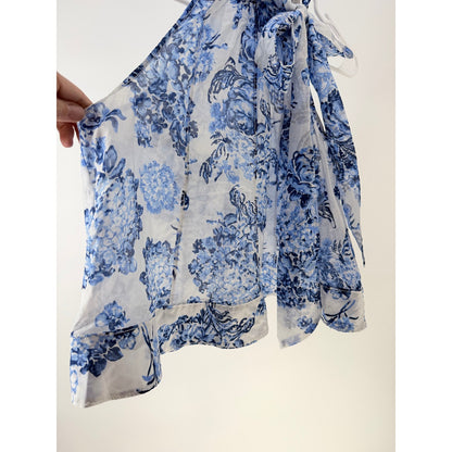 Cinq á Sept Coastal Bouquet Rashan Top - Size S