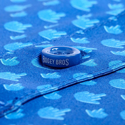 Bogey Bros Golf Co - Birdie Finger - Blue Jay - Polo