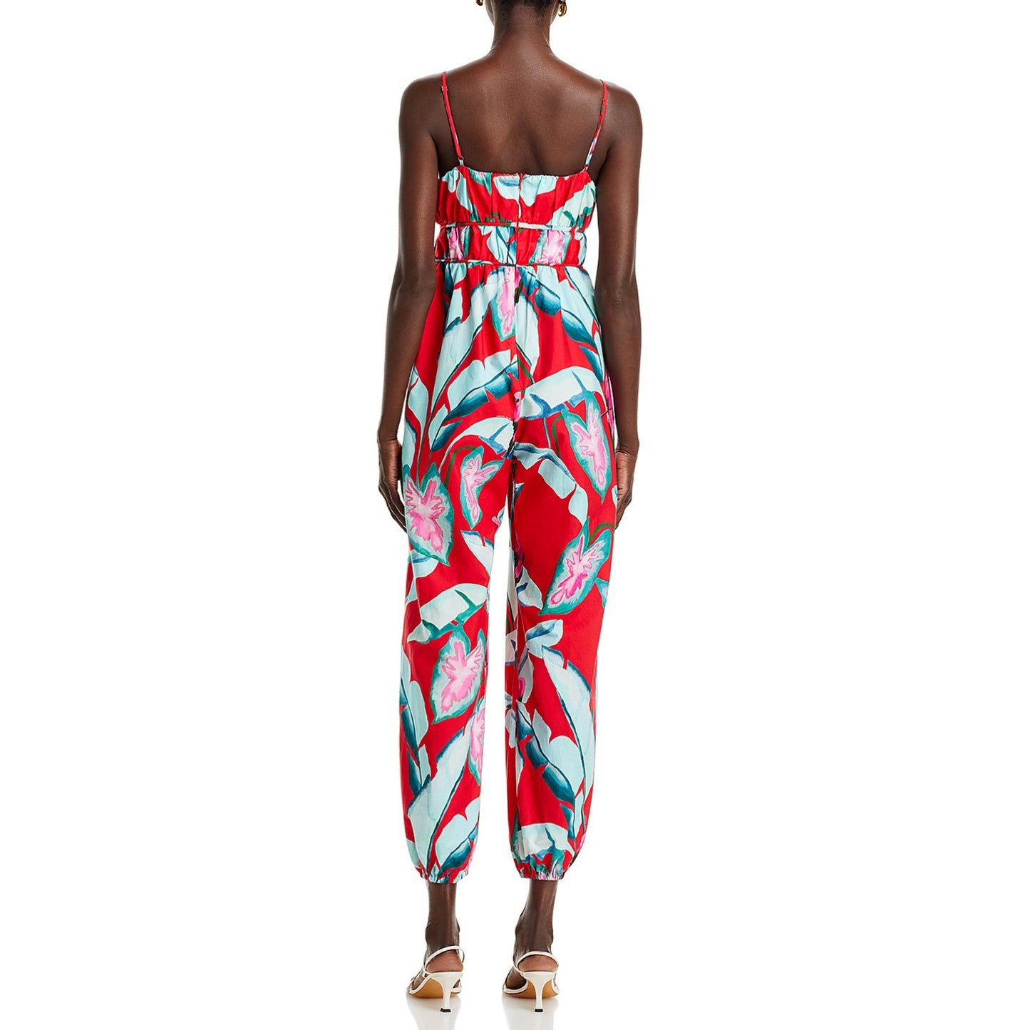 Farm Rio Foliage Cropped Jumpsuit