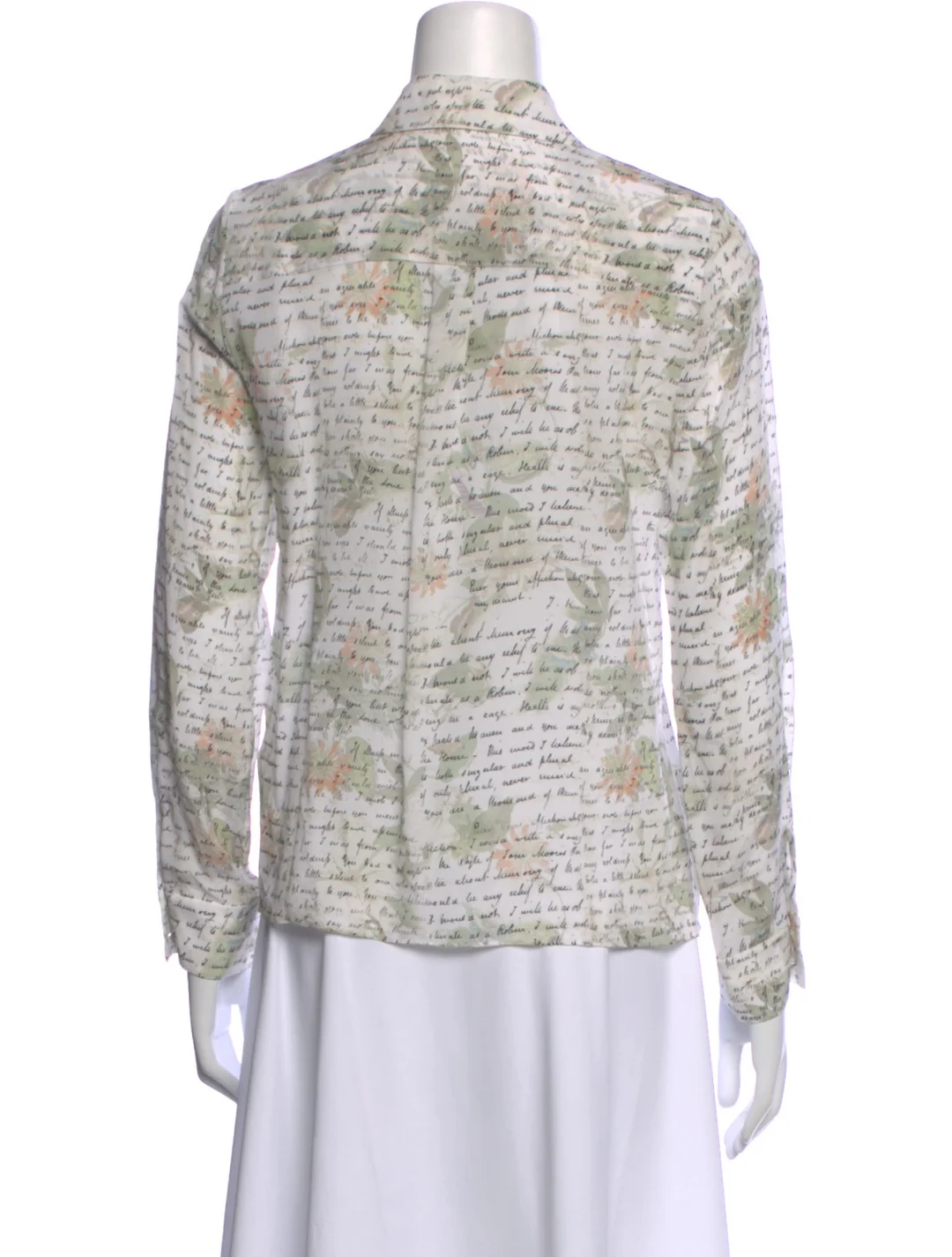 Alice + Olivia Silk Printed Blouse
