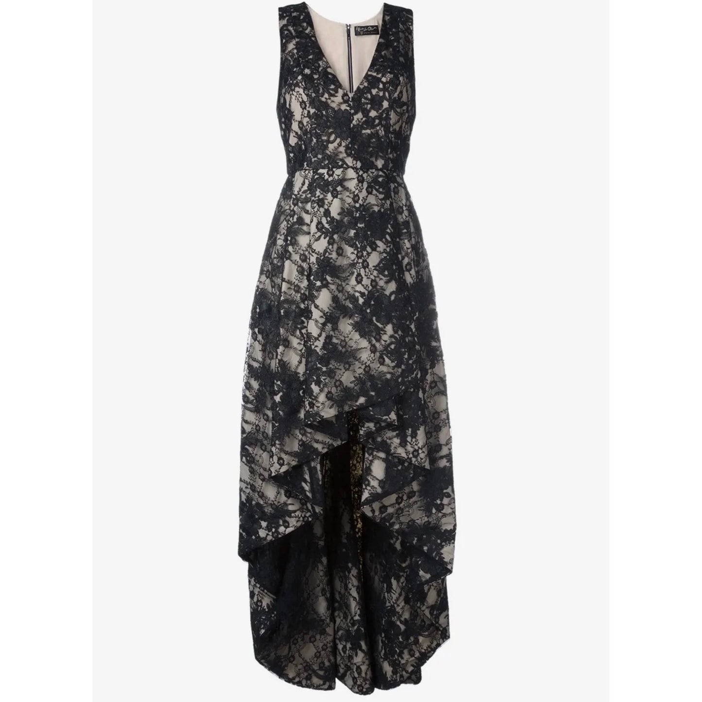 Alice + Oliviav V-Neck High Low Dress