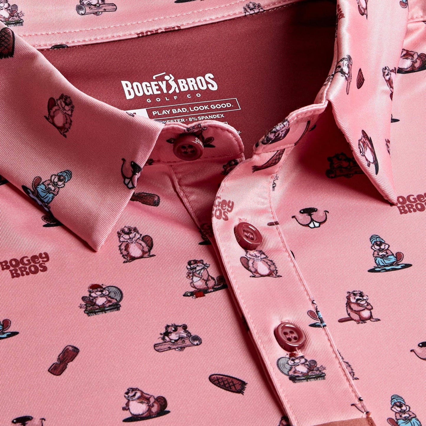 Bogey Bros Golf Co - Dam Beavers - Polo