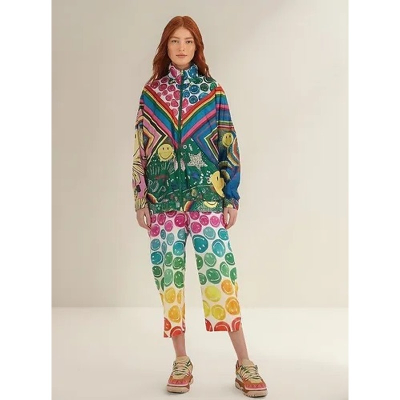 Farm Rio X Smiley Windbreaker