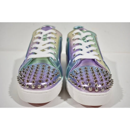 Christian Louboutin Men's Fun Louis Junior Spikes Flat Licorne Low Sneaker - Size 8.5
