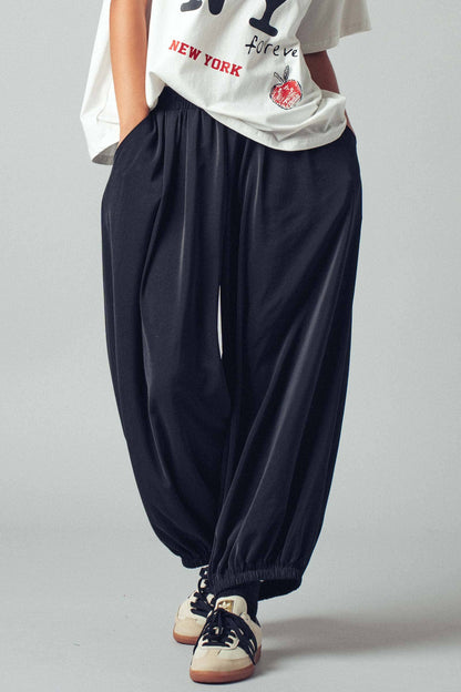 Urban Daizy Boho Relaxed Fit Elastic Cuff Pants