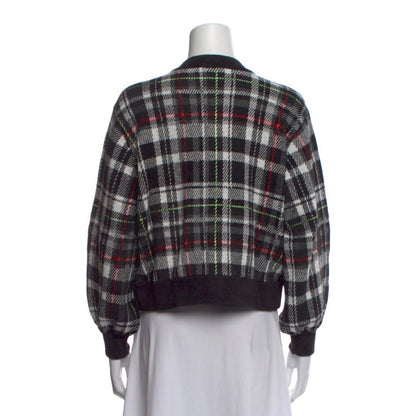 Alice + Olivia Verena Jacquard Textured Cardigan