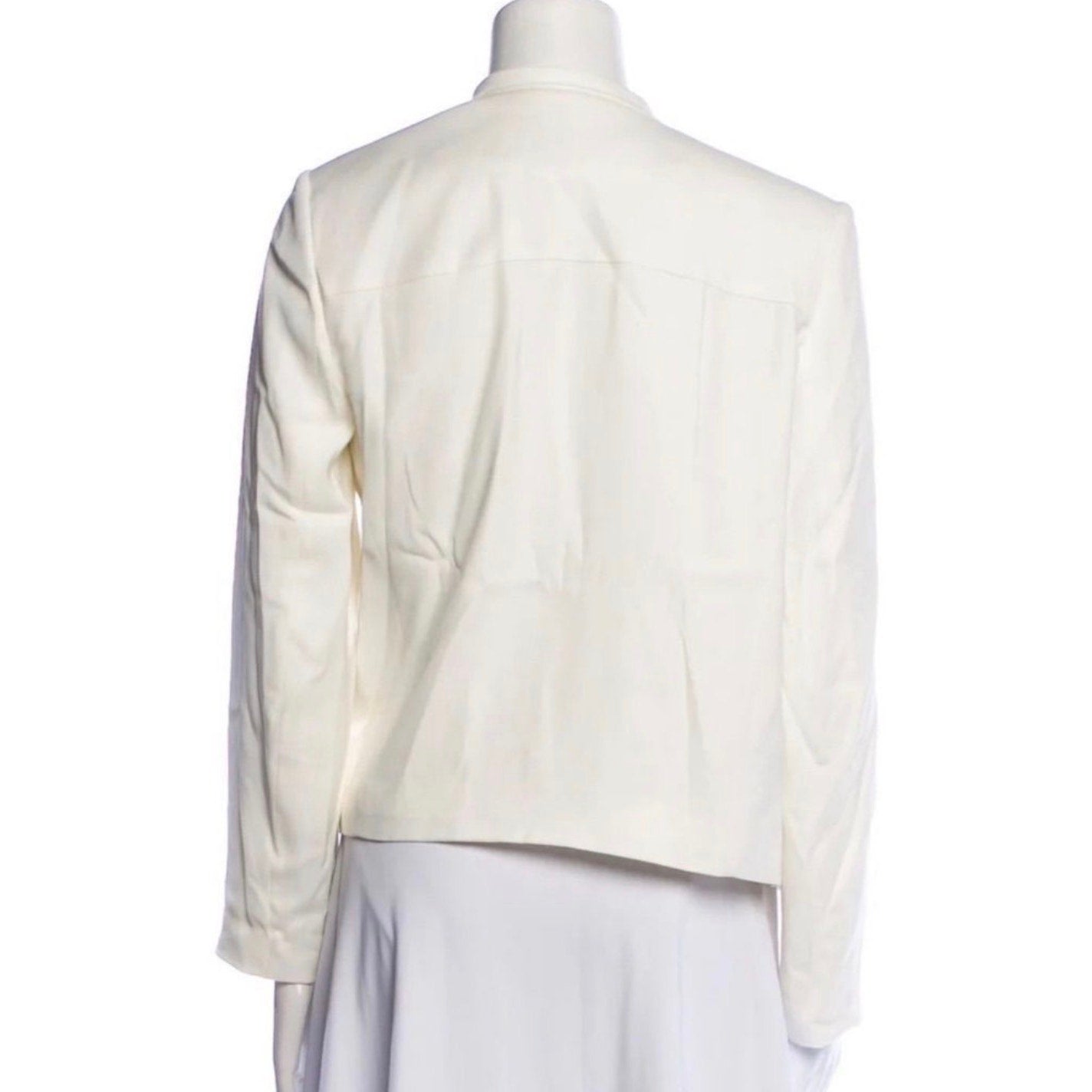 Alice + Olivia Lambs Leather Open Jacket