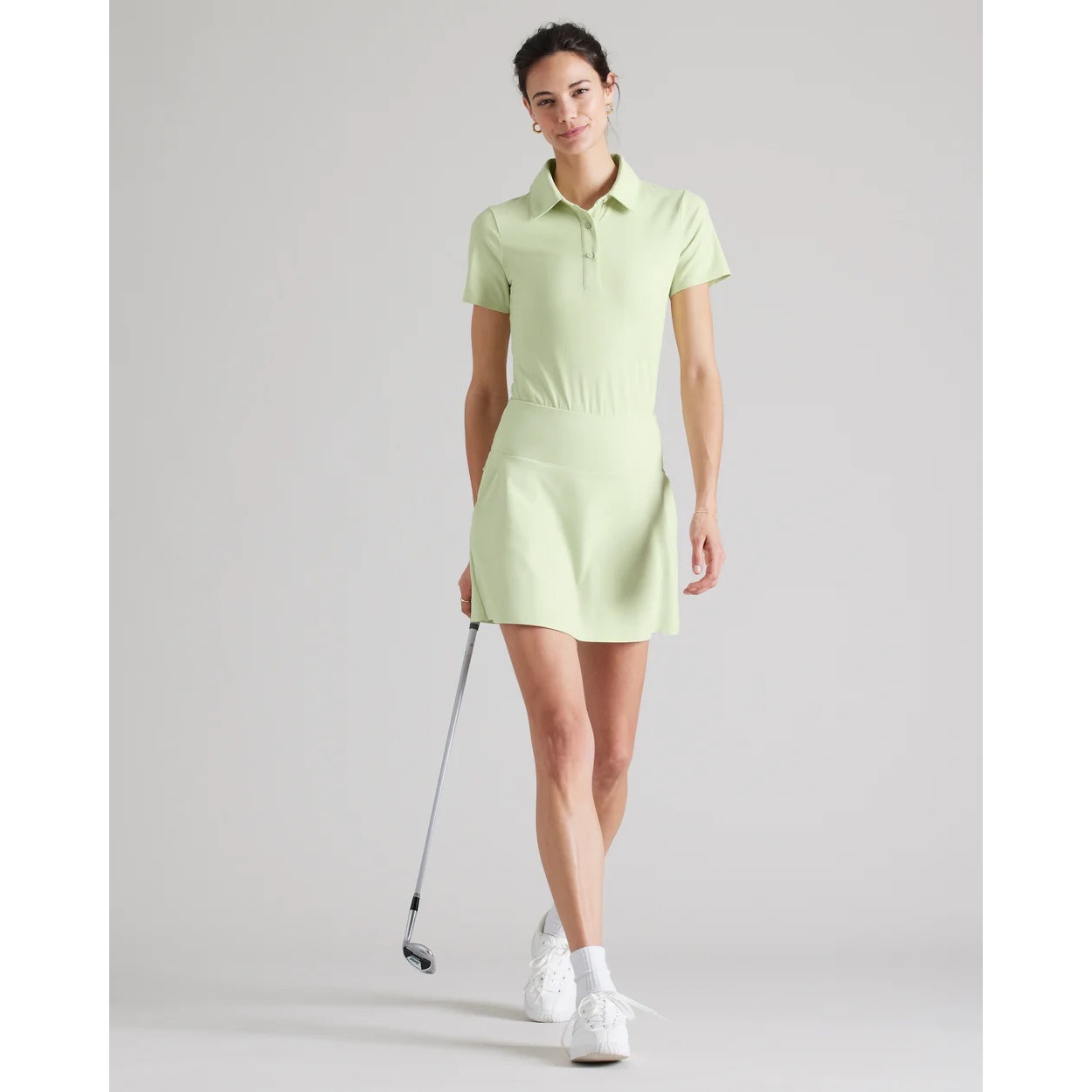 Rhone Lime Zest Course to Court Polo