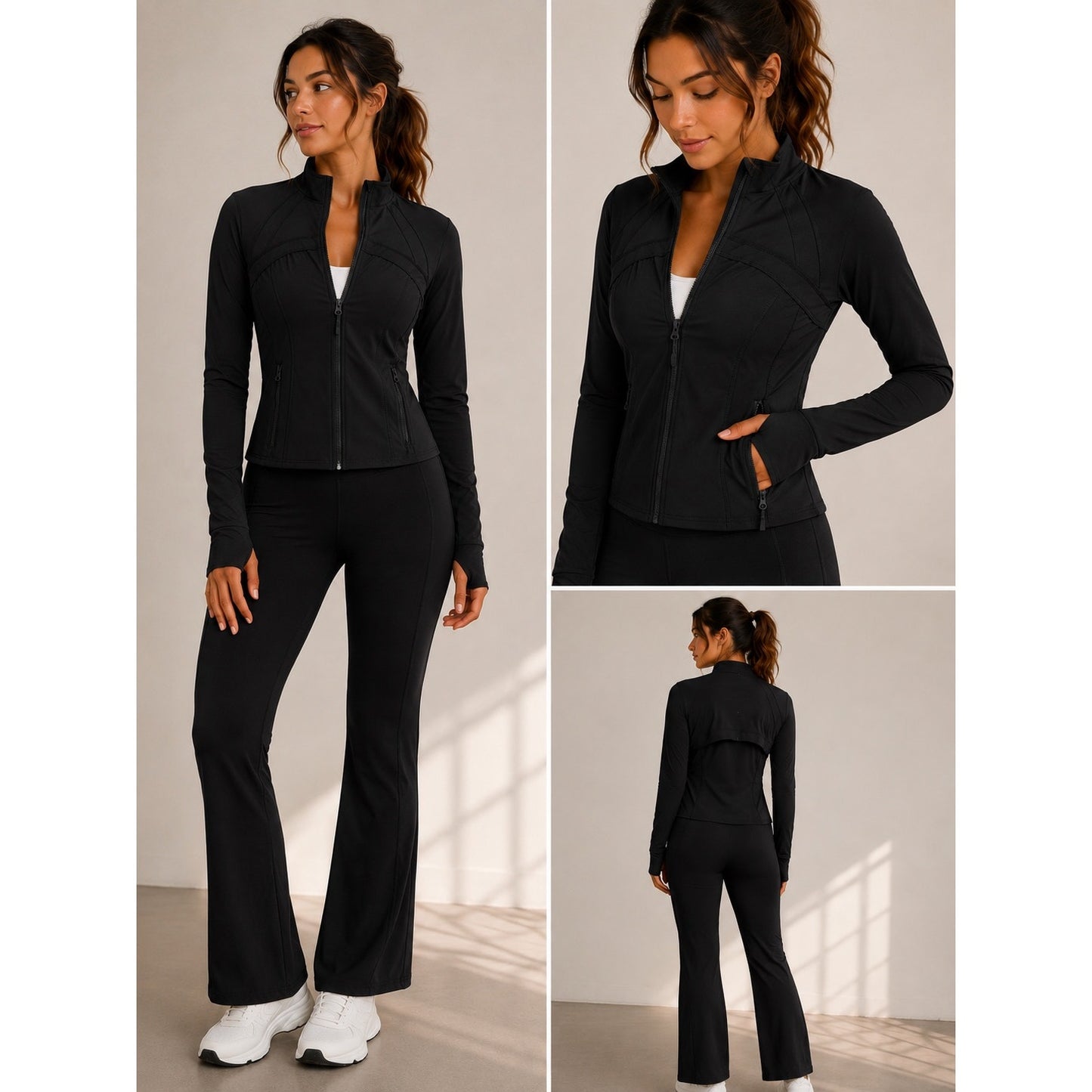 Black Yoga Activewear Set