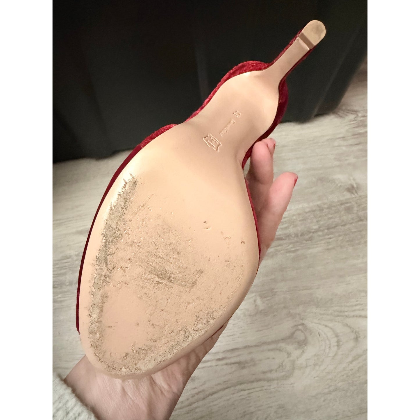 Gianvito Rossi Shanghai Embroidered Velvet Mules
