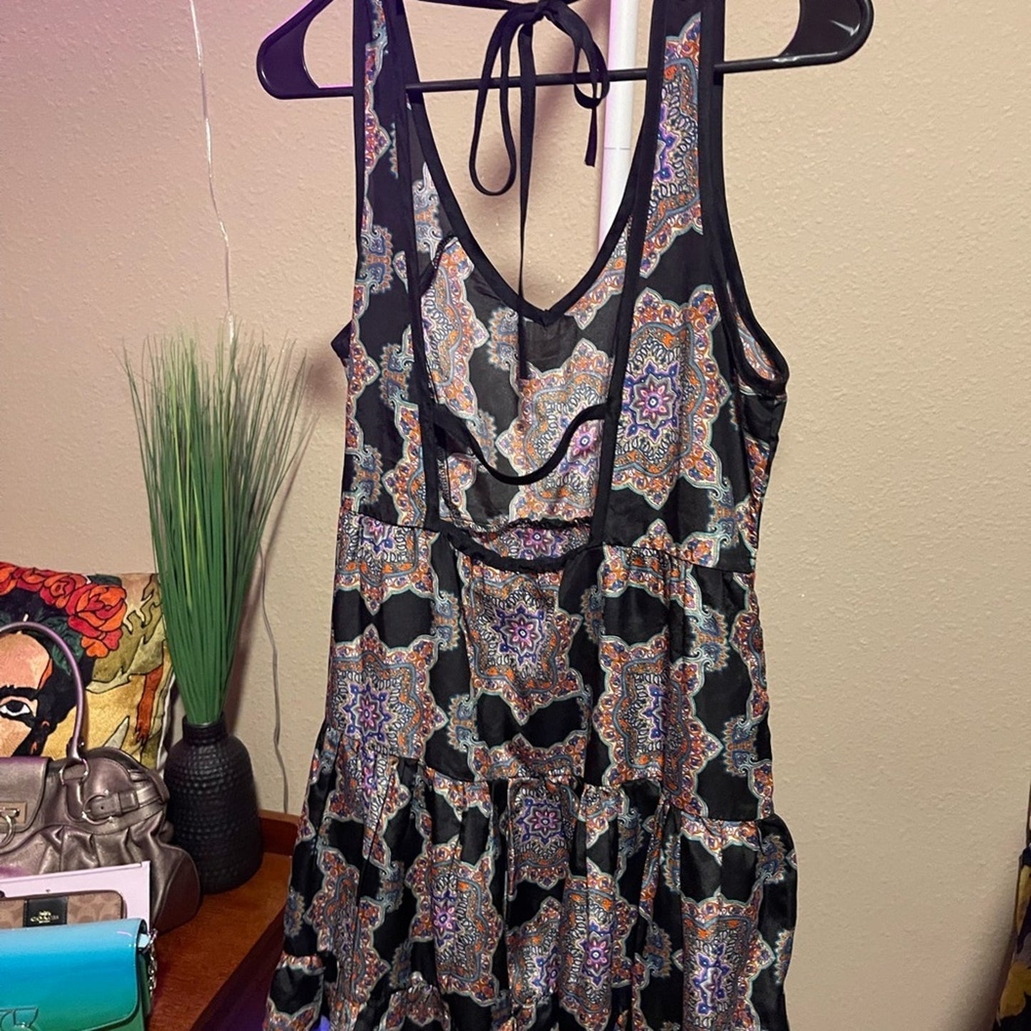 Band of Gypsies Black Backless Dress