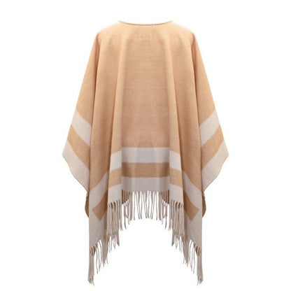 WALTER BAKER Verushka Reversible Poncho Camel/Ivory
