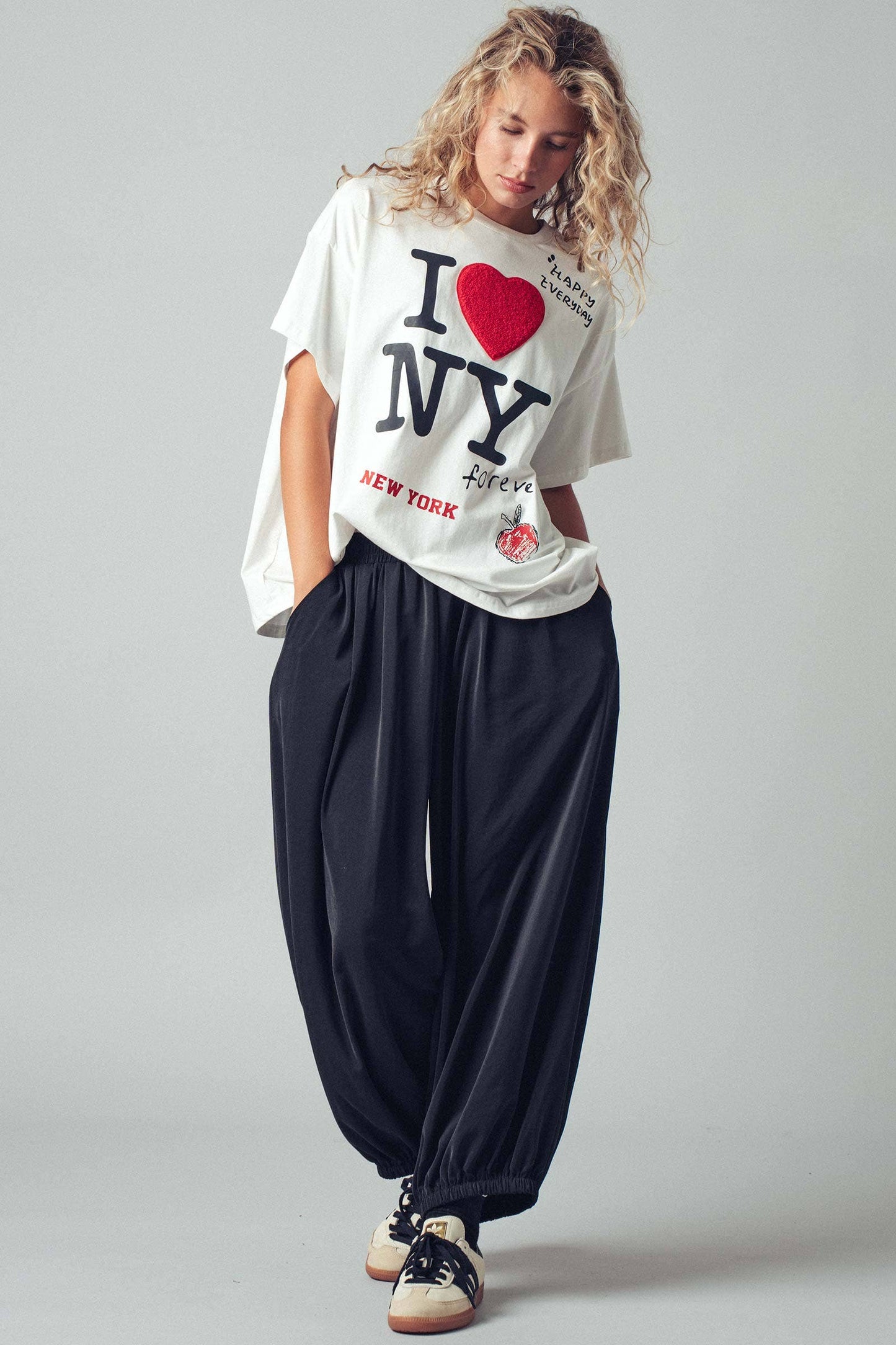 Urban Daizy Boho Relaxed Fit Elastic Cuff Pants