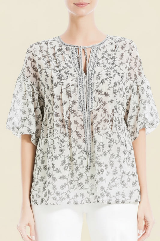 Max Studio Floral Blouse