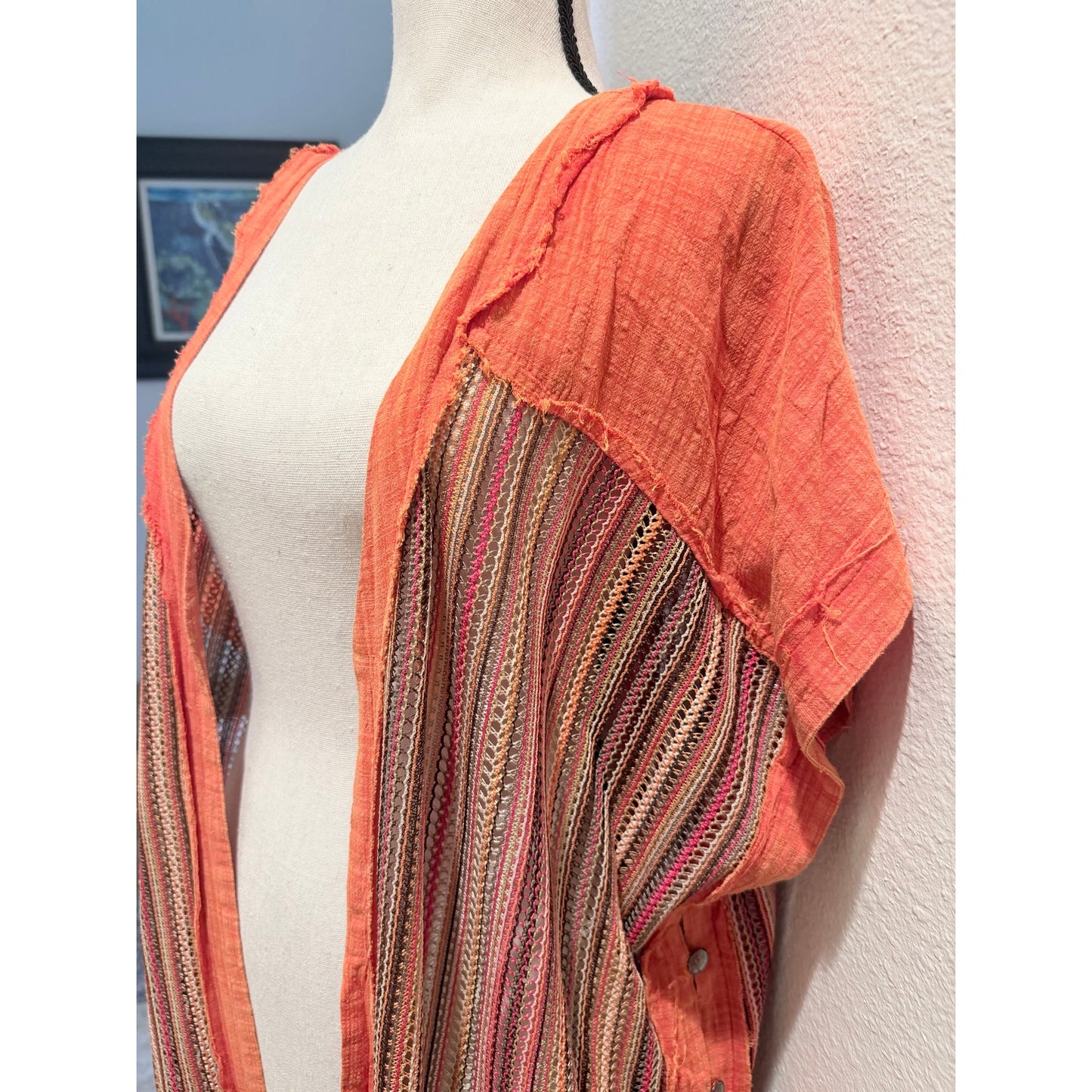 POL Clothing Orange Duster