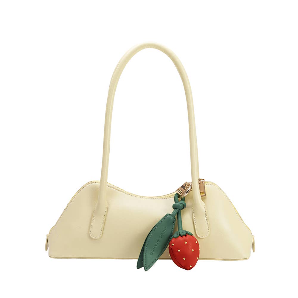 Melie Bianco - Strawberry Red Recycled Vegan Bag Charm