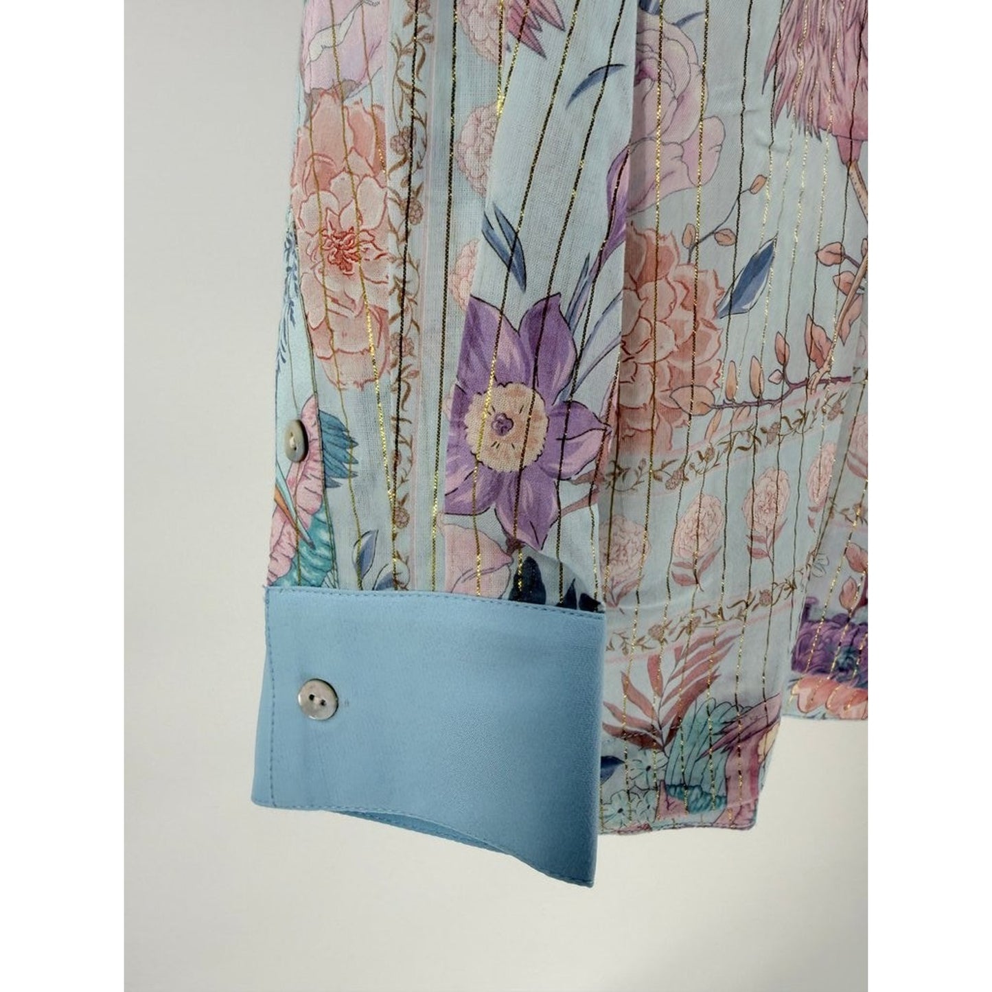 Strawberry Paris Laurent Floral Button-Up Shirt