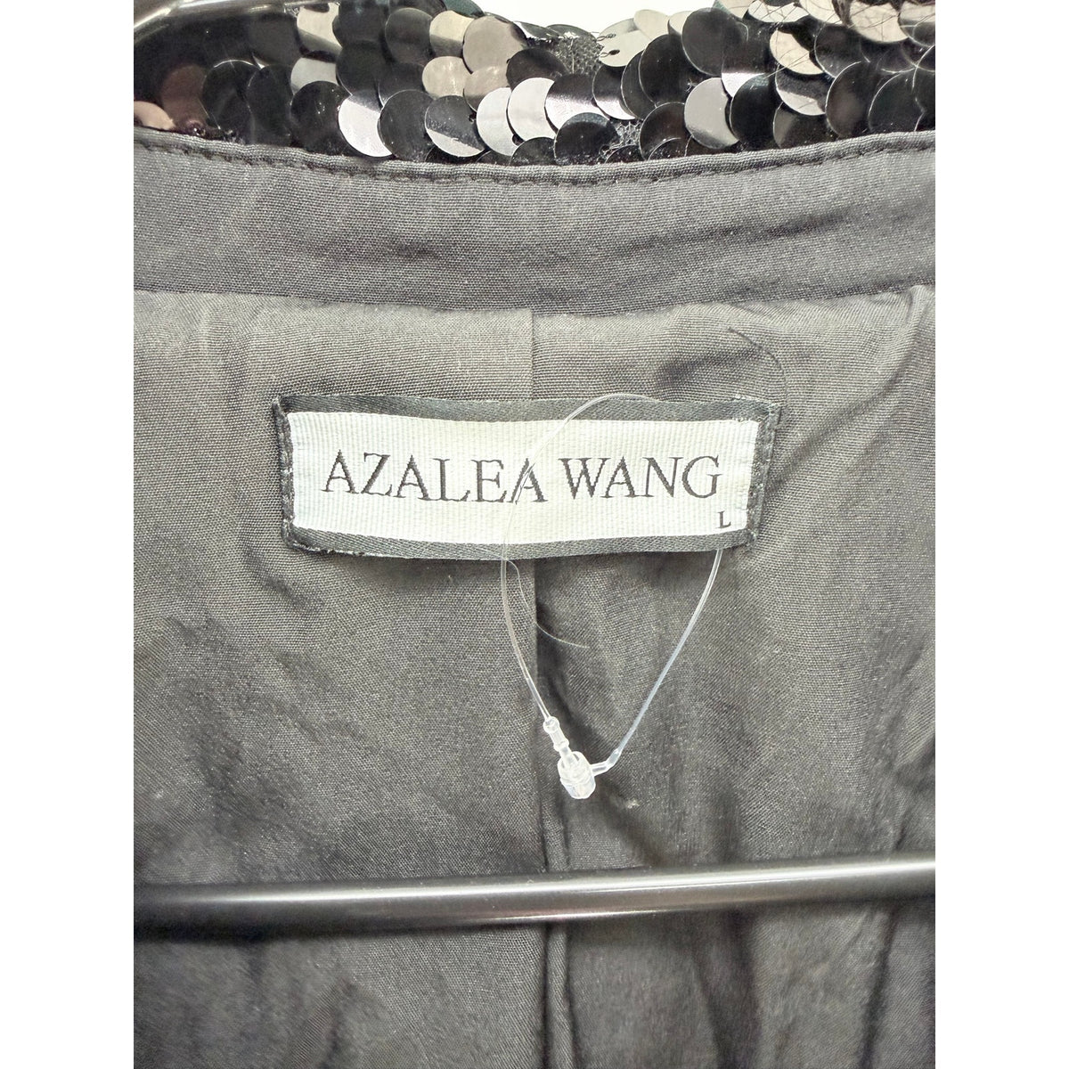 Azalea Wang Dubai Black Sequin Blazer