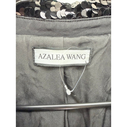 Azalea Wang Dubai Black Sequin Blazer