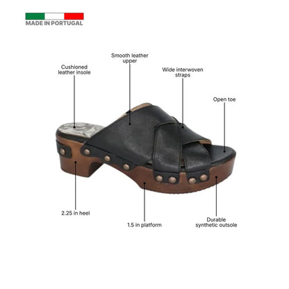 ERIC MICHAEL CHILI WOMEN'S SANDAL in Black