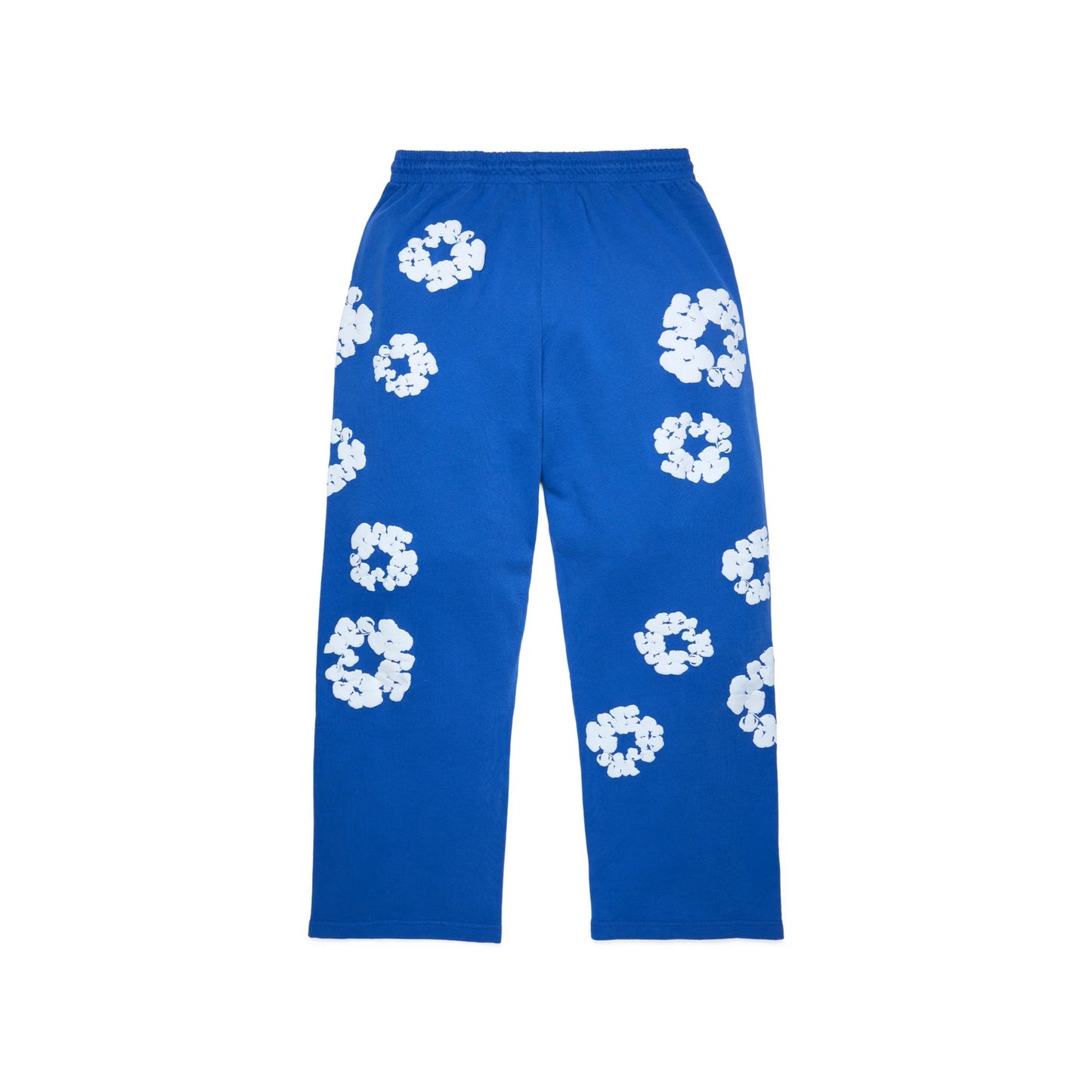 Denim Tears Cotton Wreath Blue Baggy Sweatpants - Size M