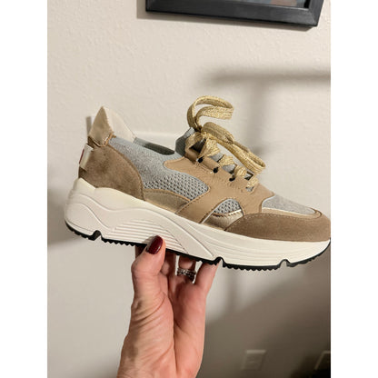 Vaddia Bookie Taupe Fashion Sneaker