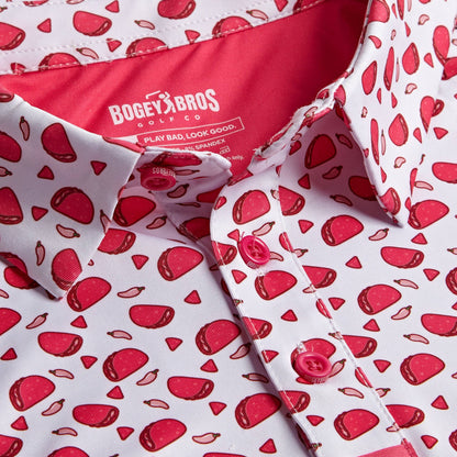 Bogey Bros Golf Co - Pink Taco - Polo