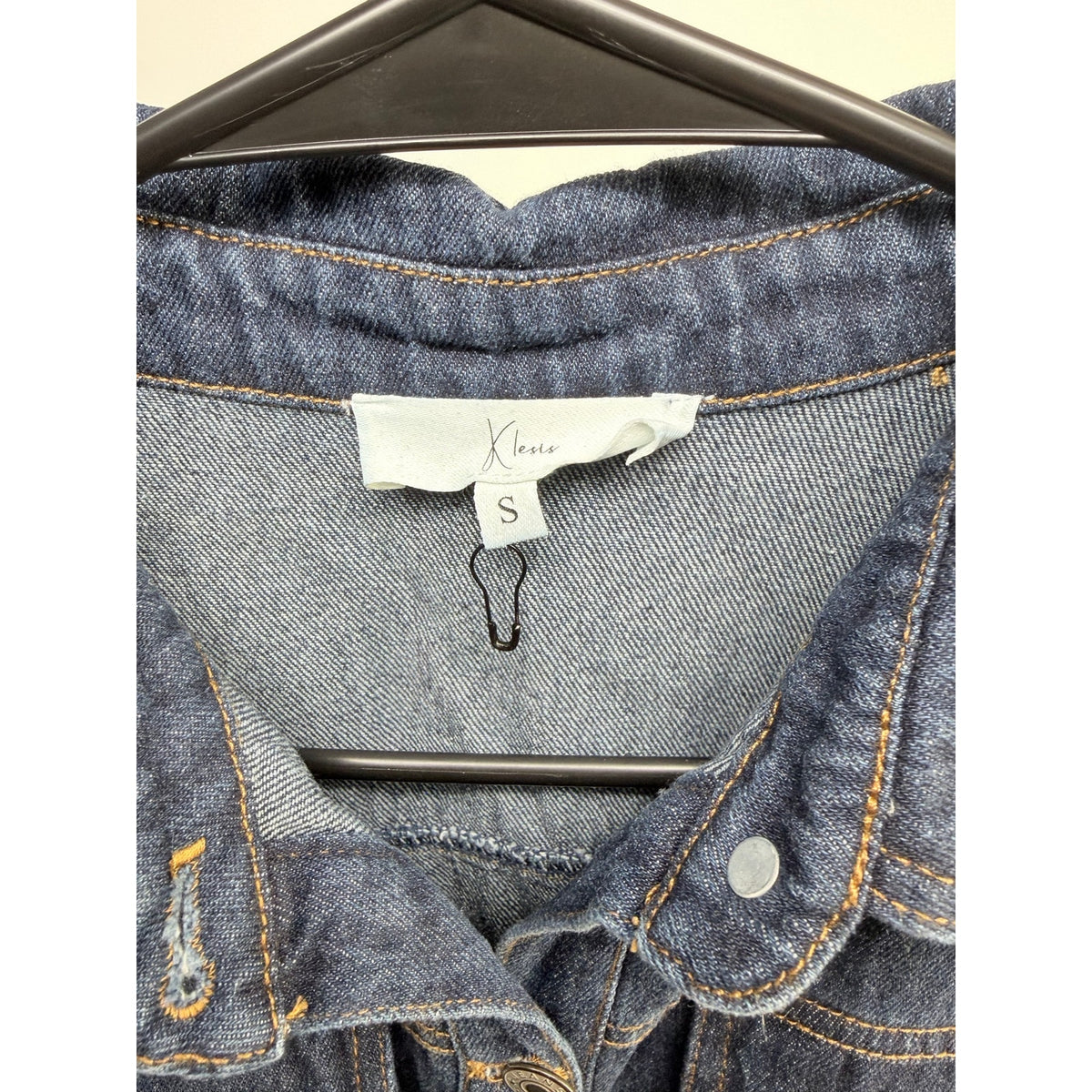Kelsis Denim Midi Dress In Blue