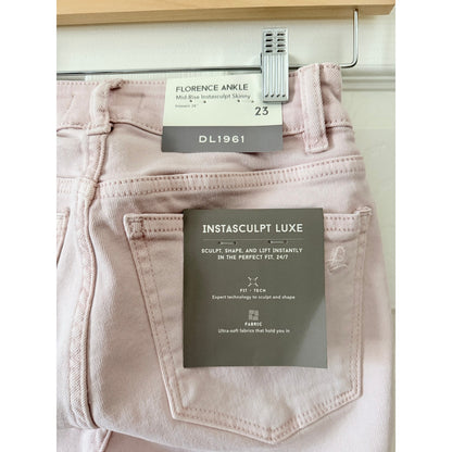 DL1961 Women's Florence Skinny Mid Rise Instasculpt Ankle Jeans