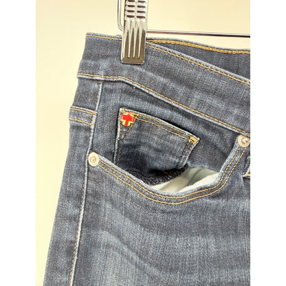 Hudson Beth Mid-Rise Baby Bootcut Jeans - Size 32