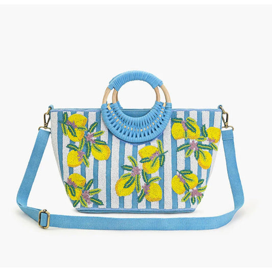 Limoncello Stripe Tote Bag