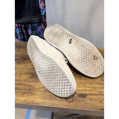 Valentino White Leather Women's Sneakers, Size 8.5