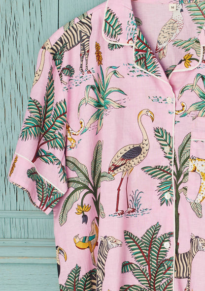 Namaste Jungle Print Short Pajamas
