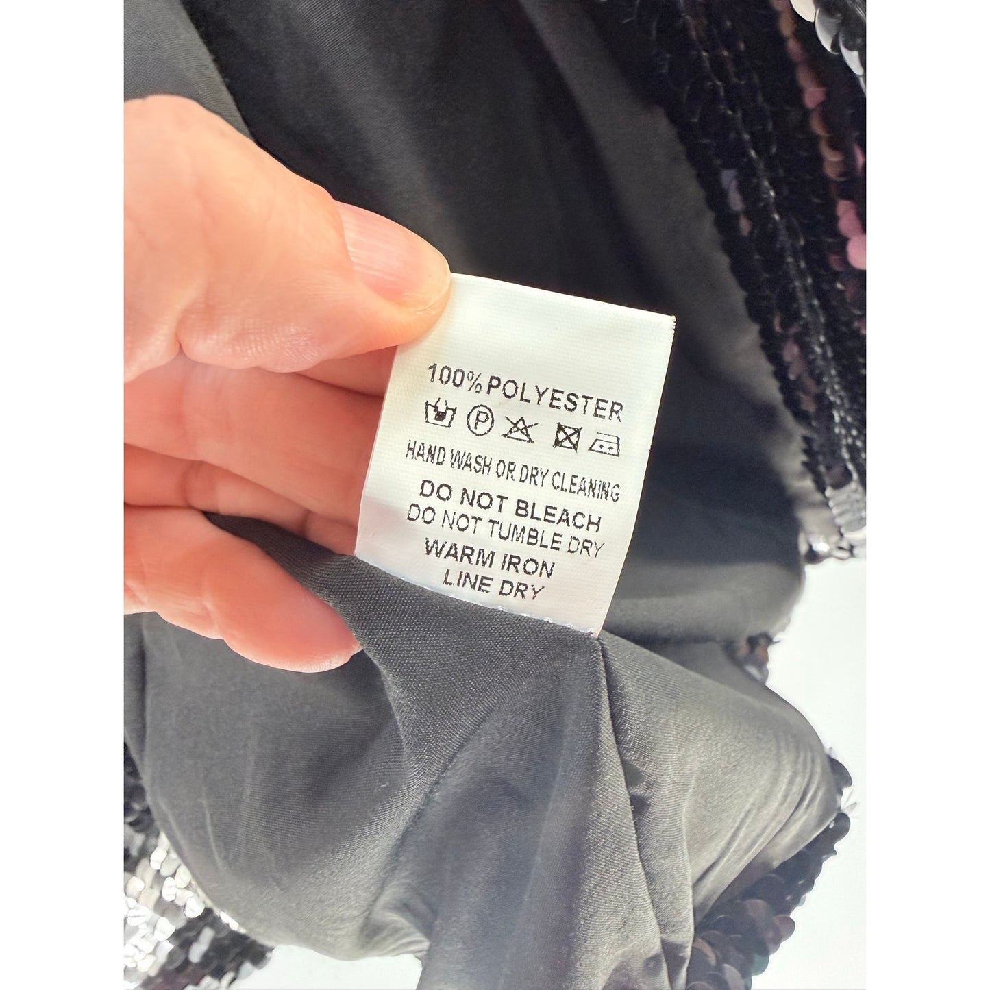Azalea Wang Dubai Black Sequin Blazer
