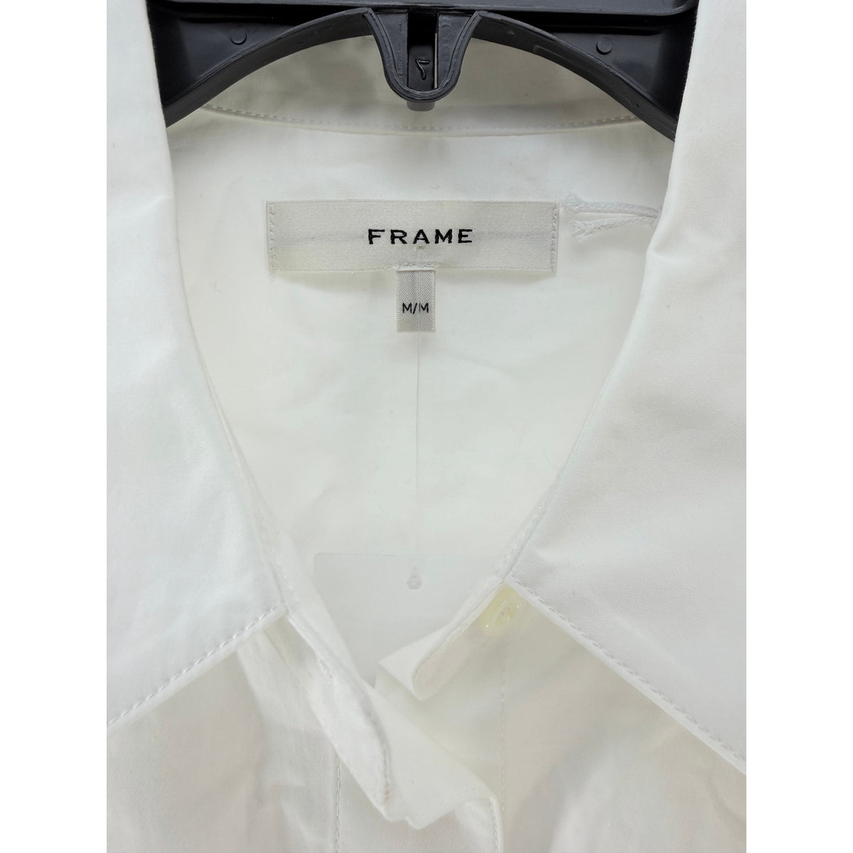 FRAME Cotton-Poplin Sleeveless Shirt Dress