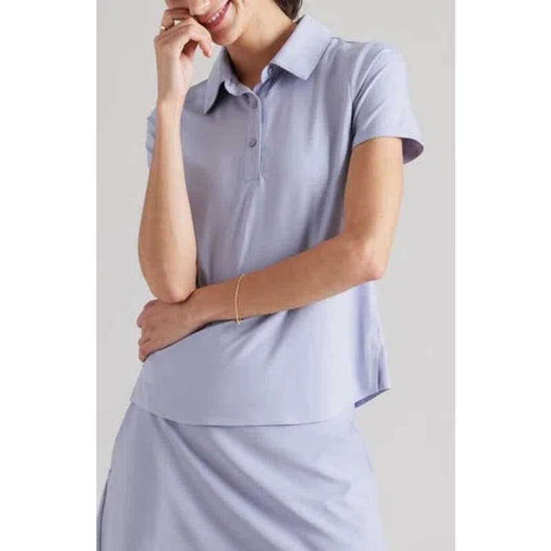 Rhone Blue Lavender Course to Court Polo