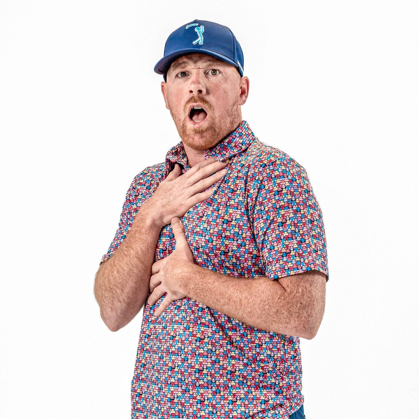 Bogey Bros Golf Co - Eyes Up Here - Shagadelic - Polo