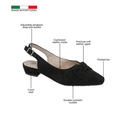 ERIC MICHAEL MELODY WOMEN'S HEEL in Black