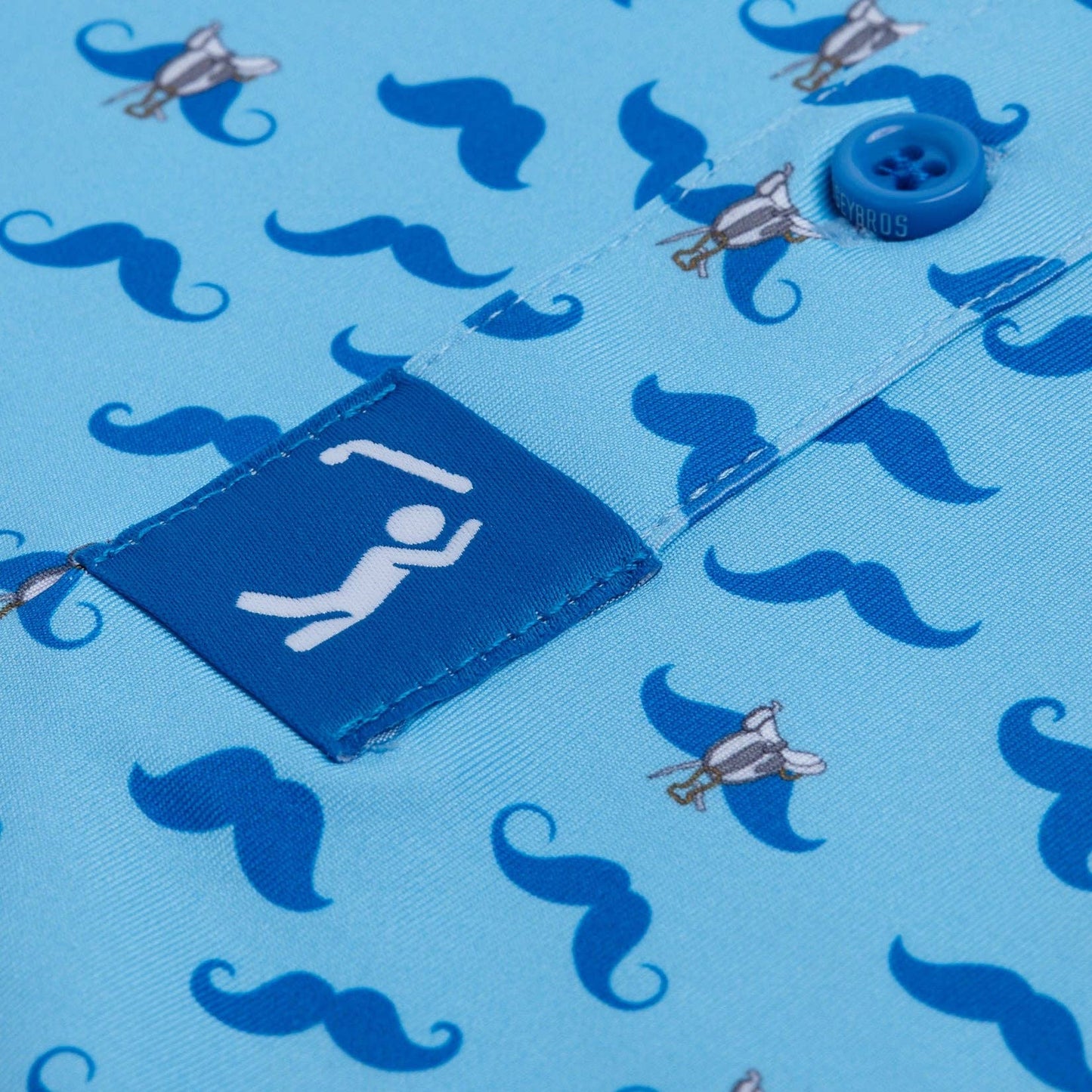 Bogey Bros Golf Co - Mustache Ride - Polo