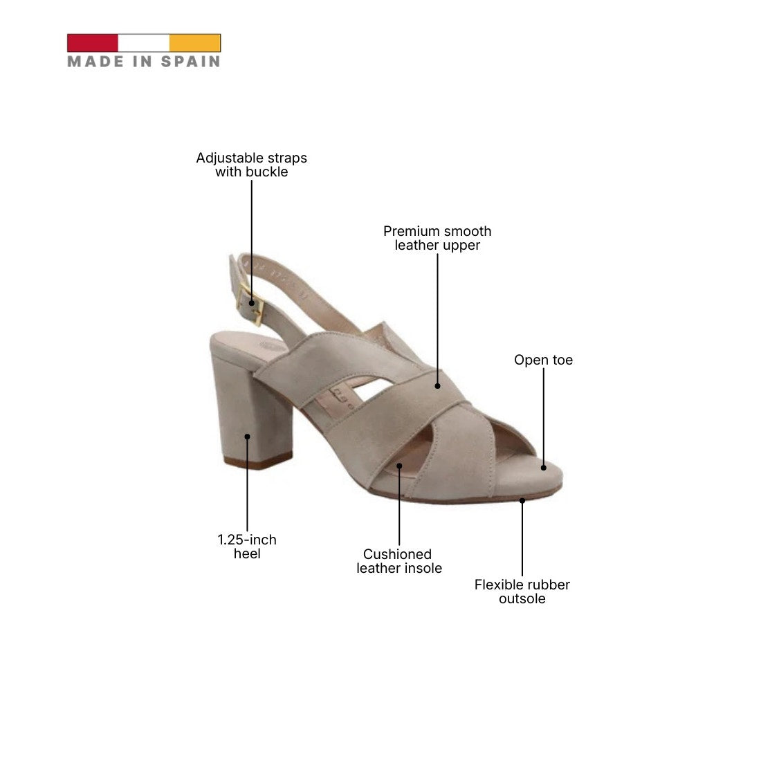 ERIC MICHAEL LARK WOMEN'S SANDAL in Taupe