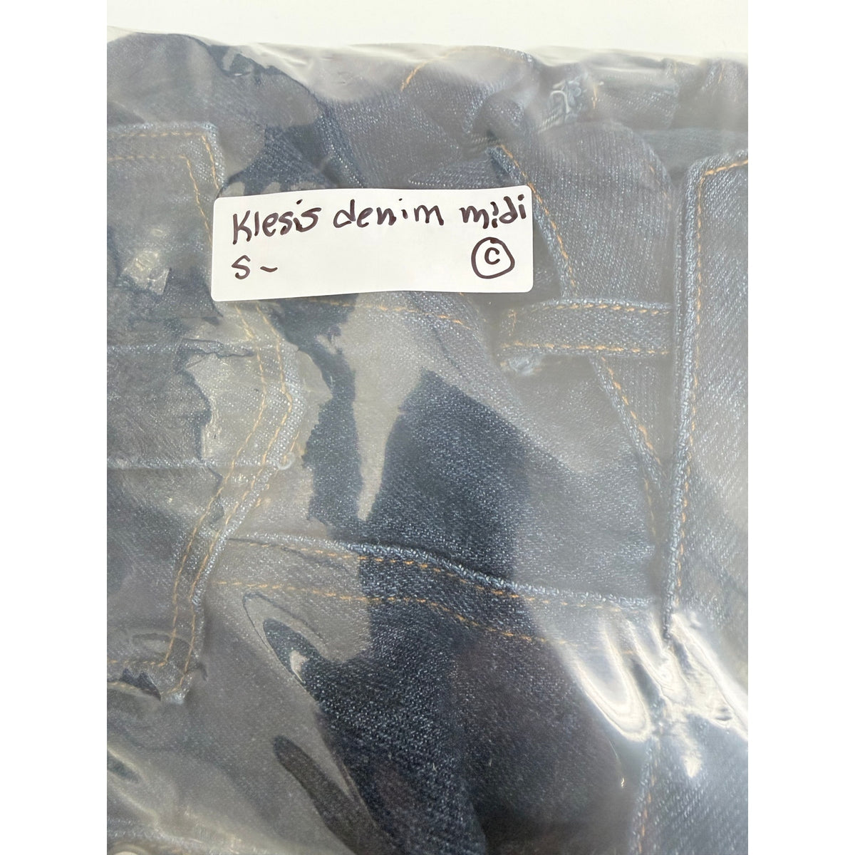 Kelsis Denim Midi Dress In Blue