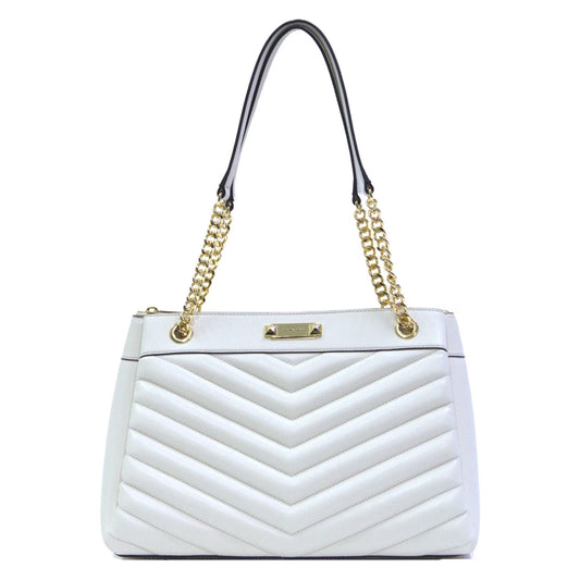 Michael Kors White Medium Quilted Bag