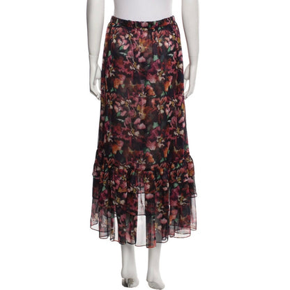 Misa Los Angeles Maxi Floral Tiered Skirt