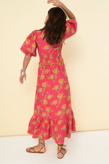 Magnolia Dress in Cherry