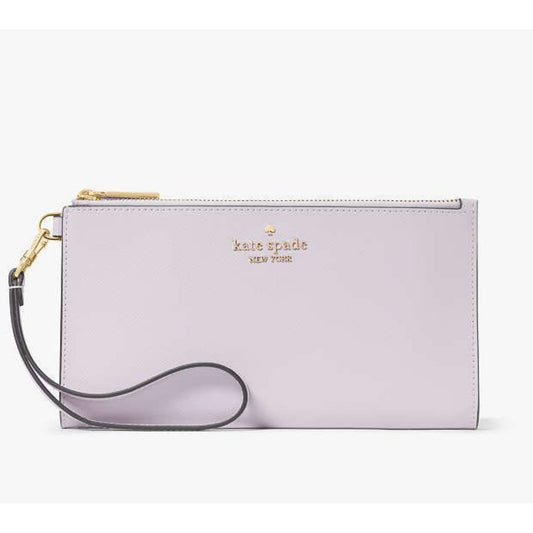 Kate Spade Madison Double Zip Pale Amethyst Wristlet
