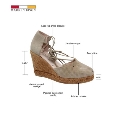ERIC MICHAEL SAM WOMEN'S ESPADRILLE in Beige