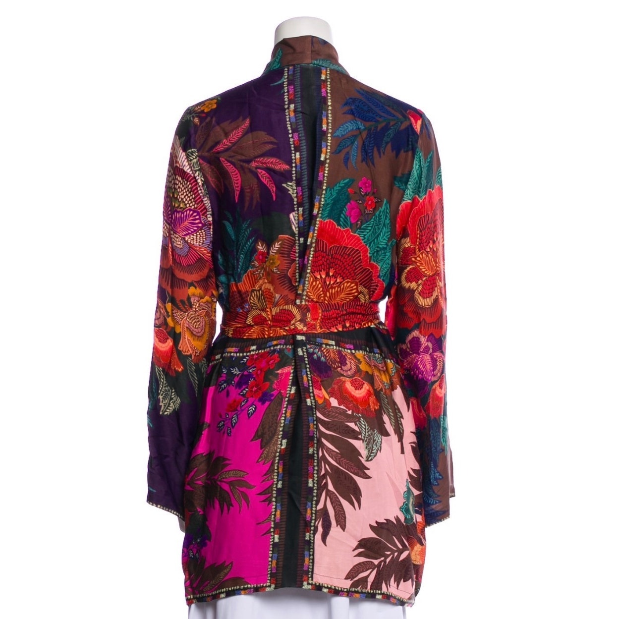 Farm Rio Flower Scarves Robe