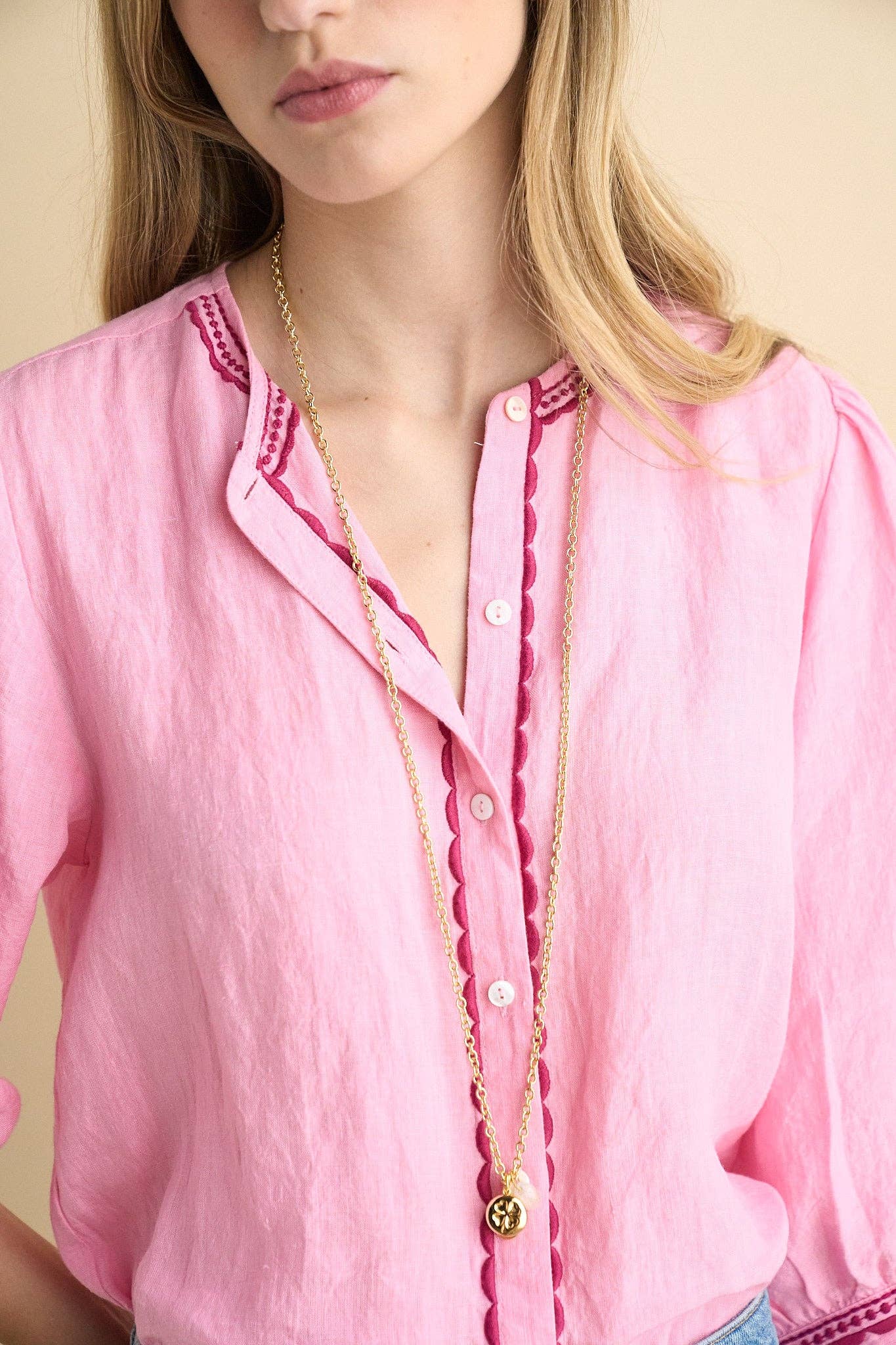 Mily Blouse in Pink