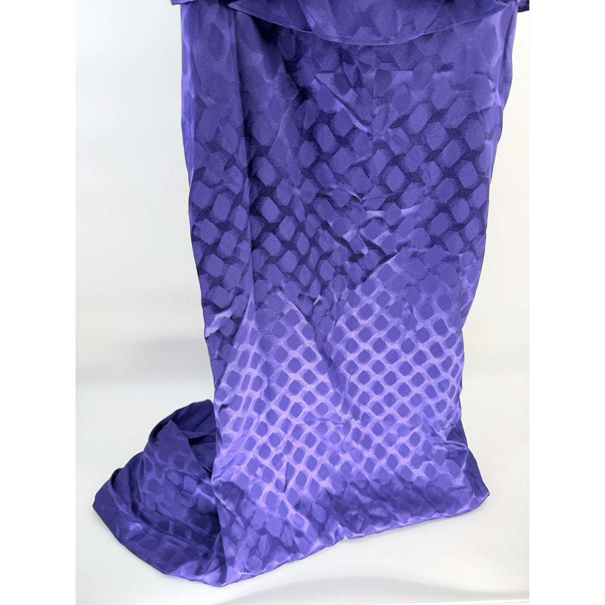 Halston Heritage Diamond Geo Print Tiered Maxi Dress