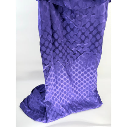 Halston Heritage Diamond Geo Print Tiered Maxi Dress